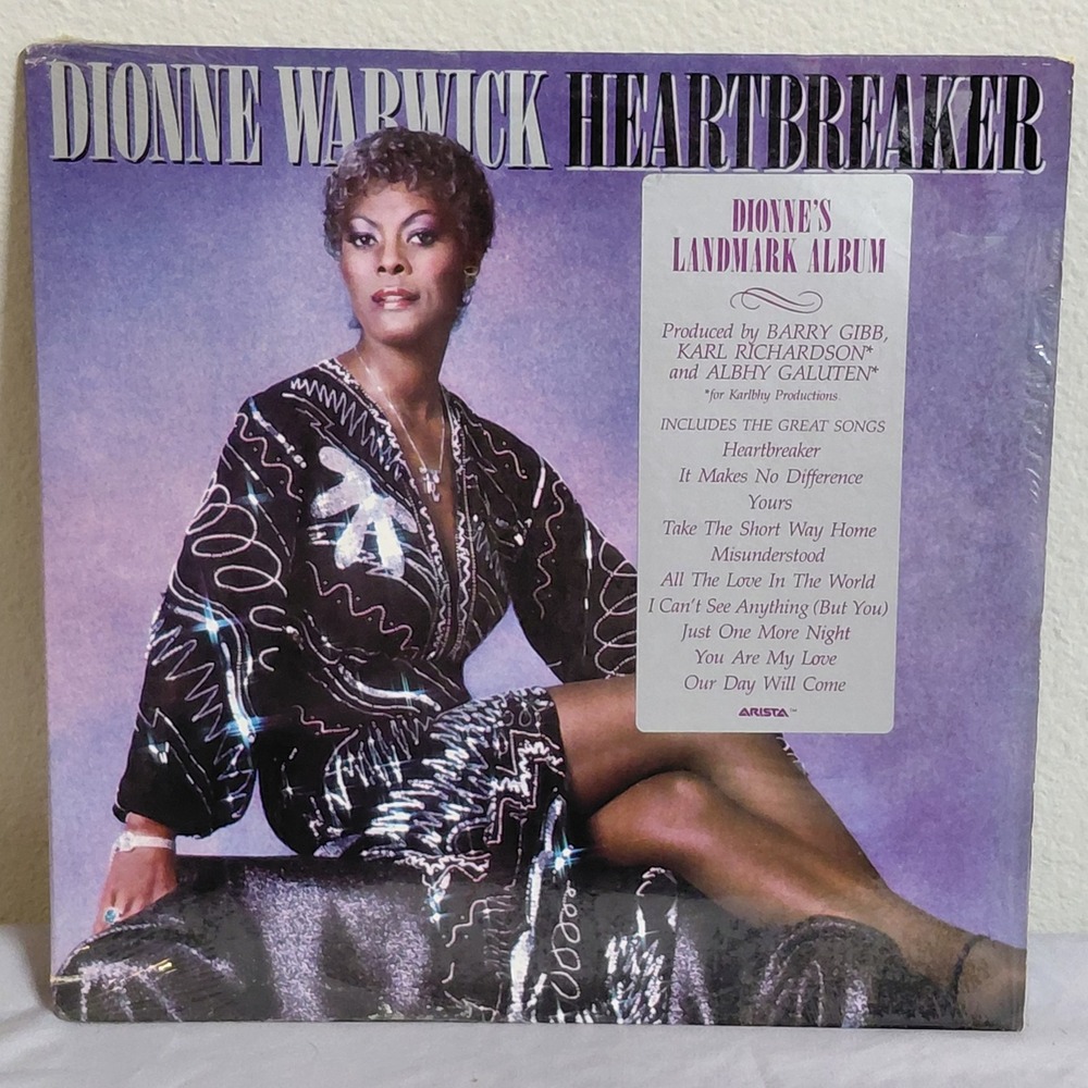 Dionne Warwick Heartbreaker Vinyl LP 1982 Arista AL 9609 NEW SEALED Barry Gibb